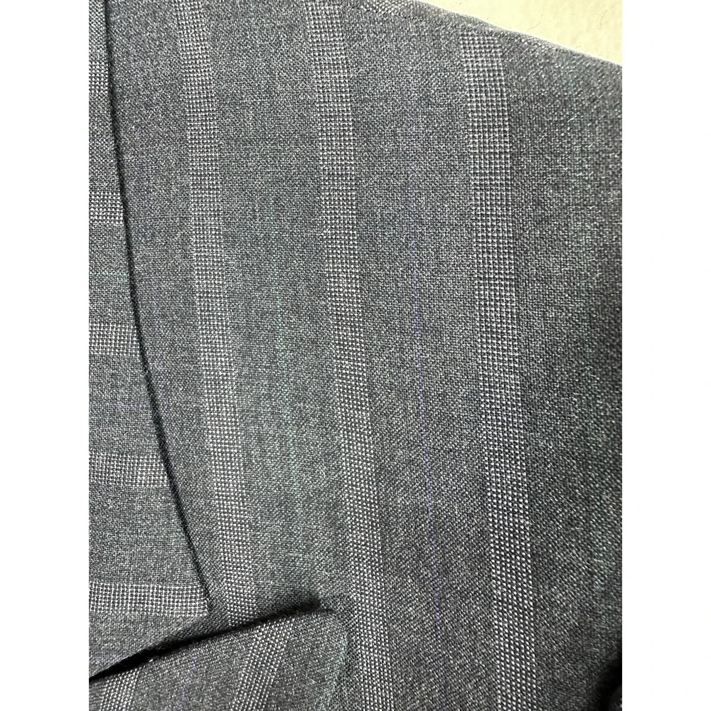 VTG 80s Alexander Julian SIZE 42R Pinstripe Navy Double Breasted 100% Wool USA